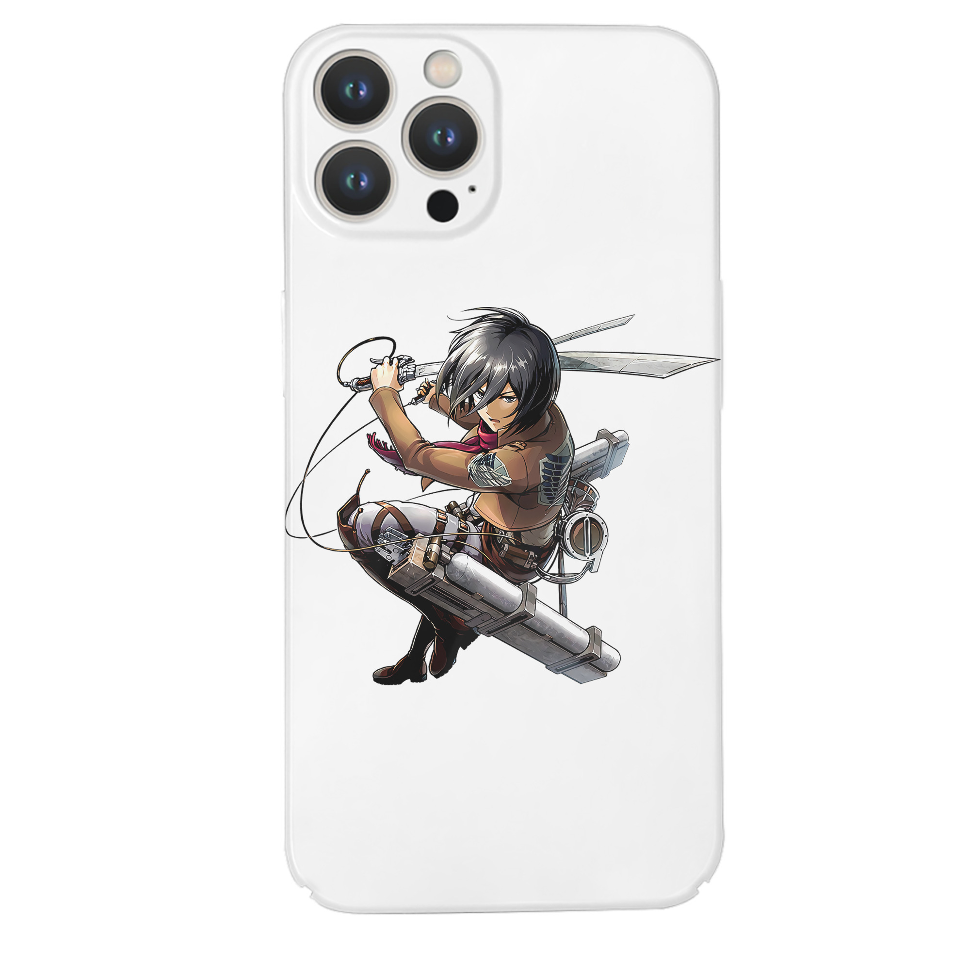 （画像用） 進撃の巨人 ミカサ·アッカーマン Attack on Titan Mikasa Ackerman 【iPhone 14シリーズ対応】ハードケース